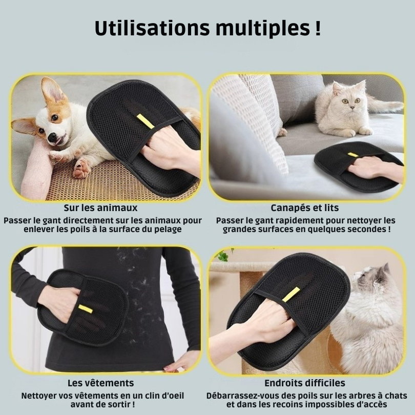 Gant "Douceur anti-poils"