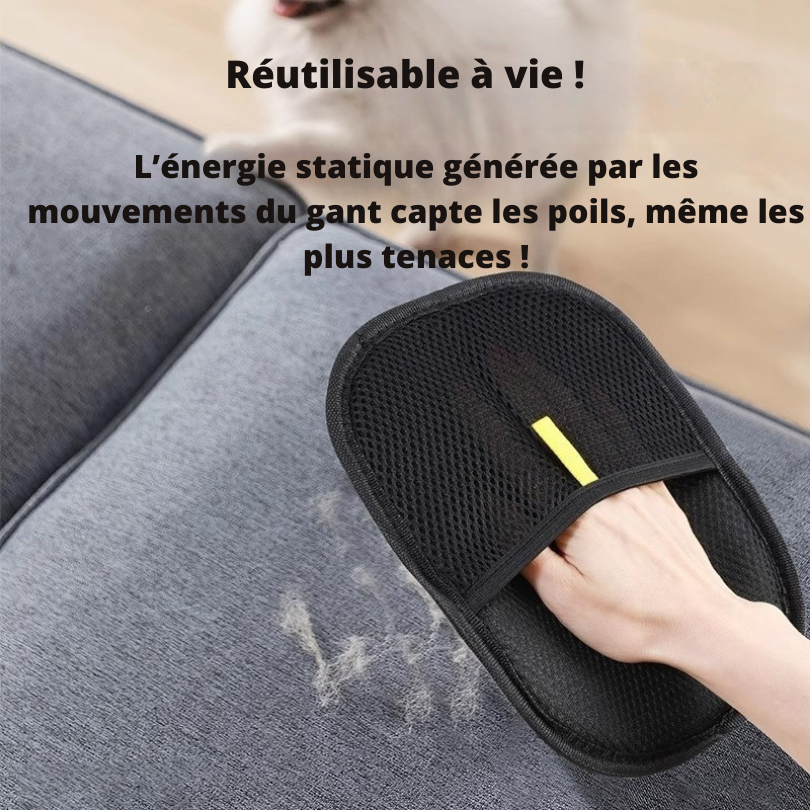 Gant "Douceur anti-poils"