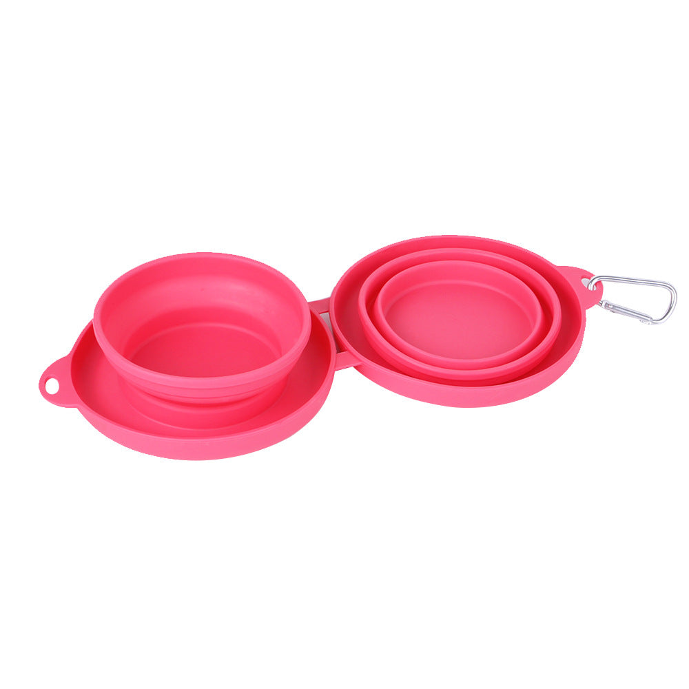 Gamelle double pliable - la vie de nos animaux
