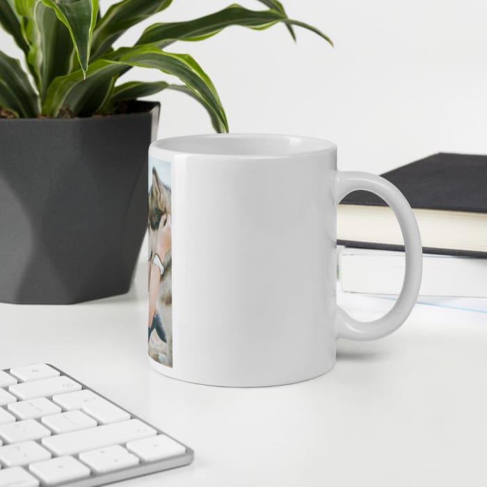 Mug Blanc Brillant - la vie de nos animaux