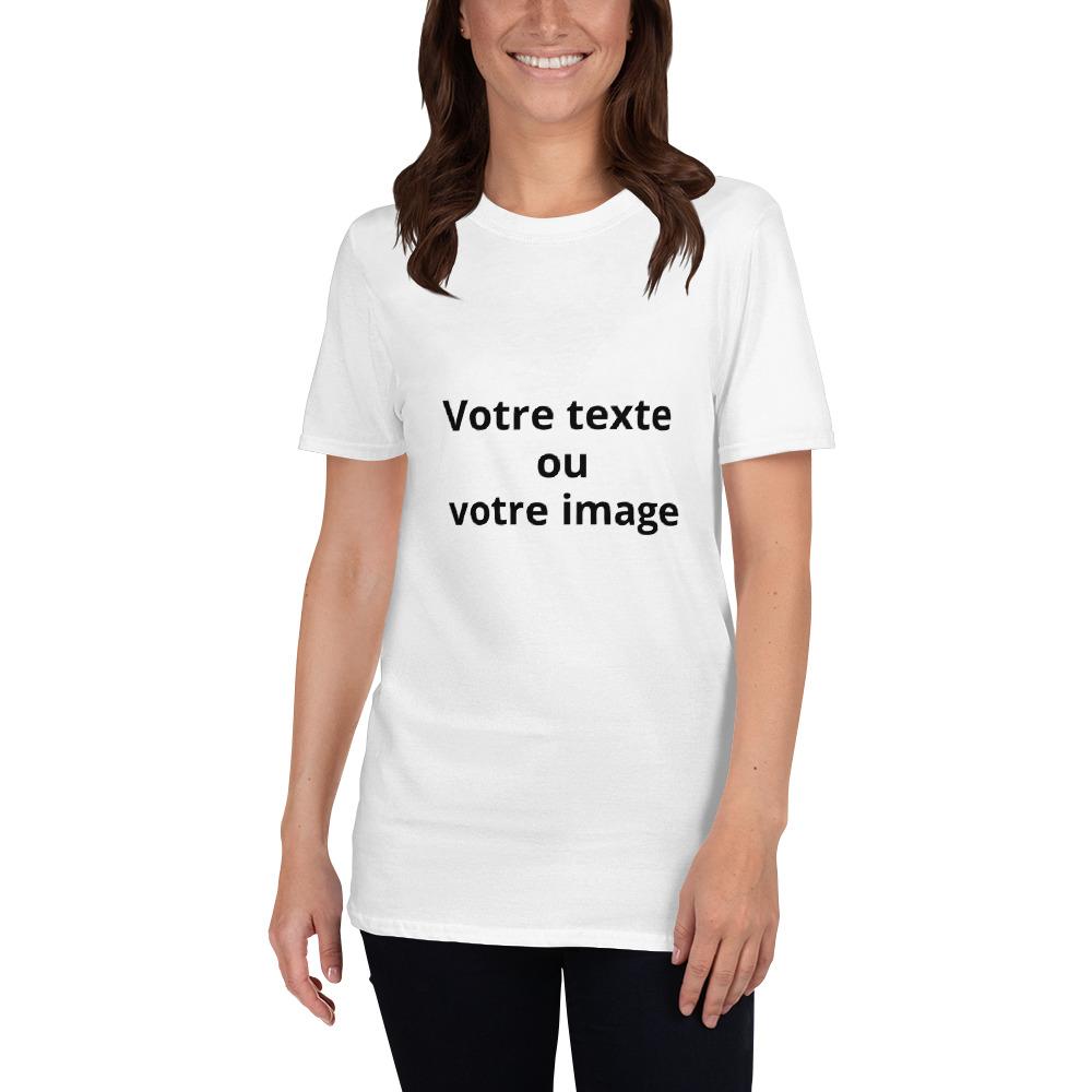 T-shirt à Manches Courtes personnalisé - la vie de nos animaux