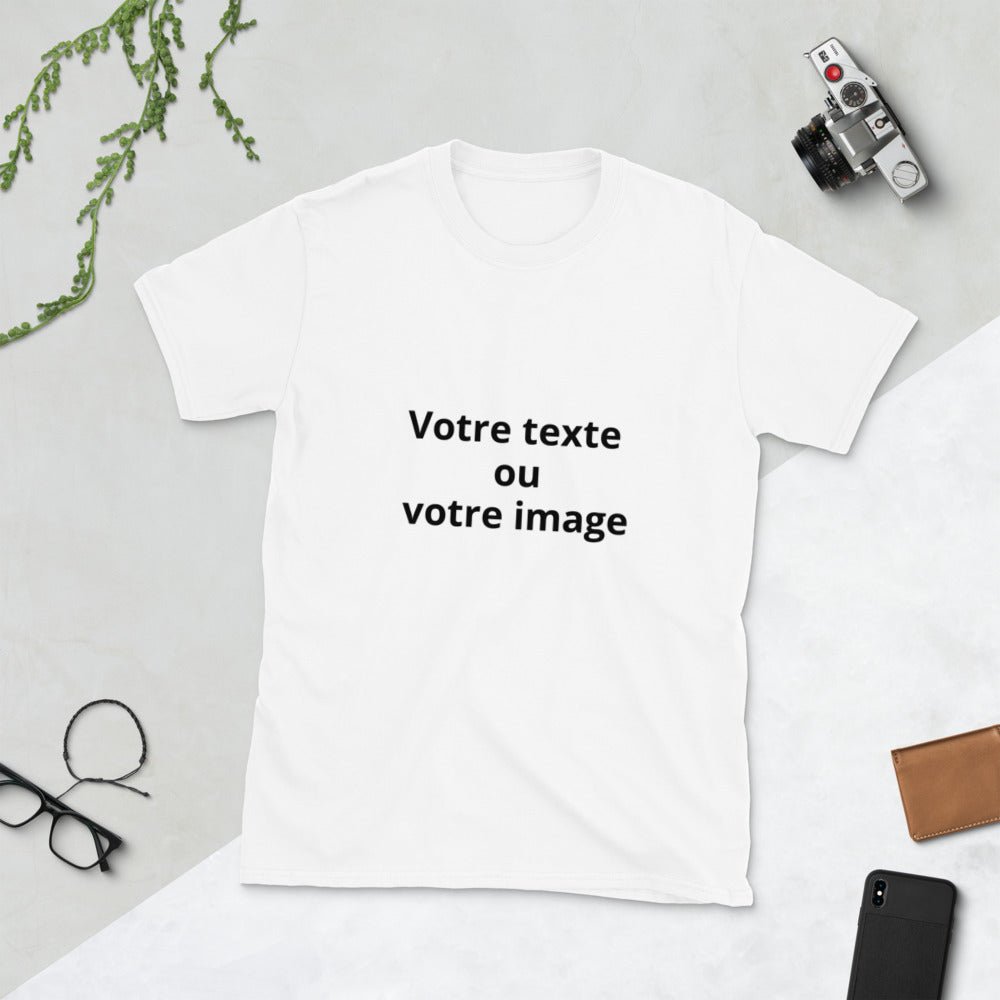 T-shirt à Manches Courtes personnalisé - la vie de nos animaux