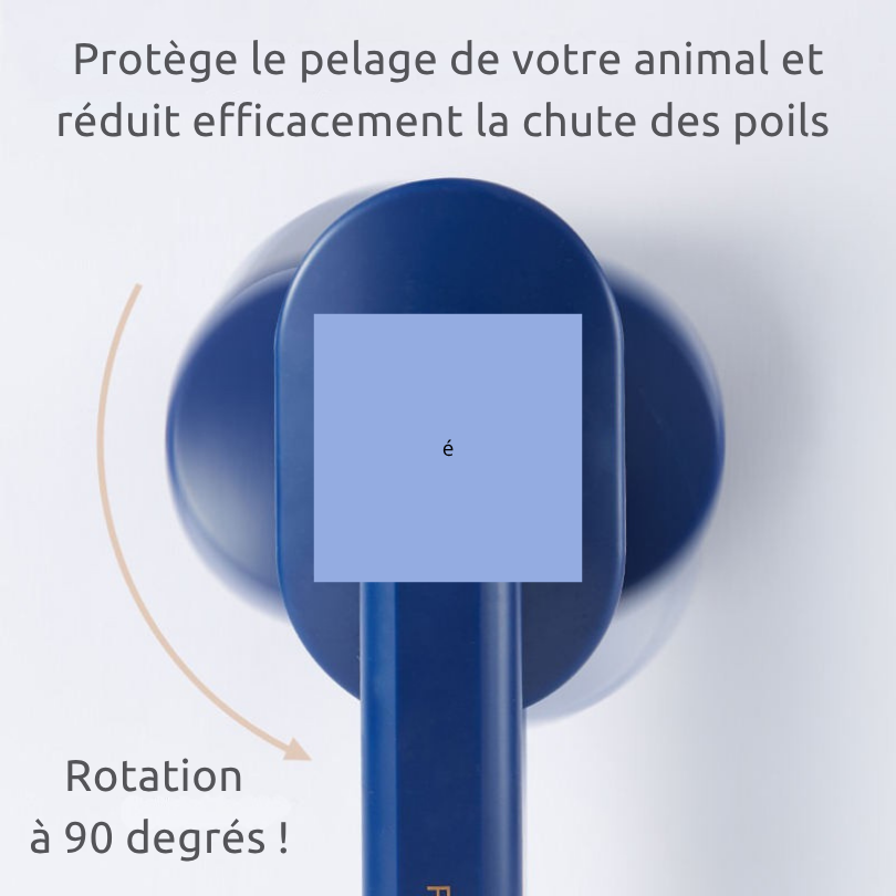 Brosse "Groomi" pour chien et chat