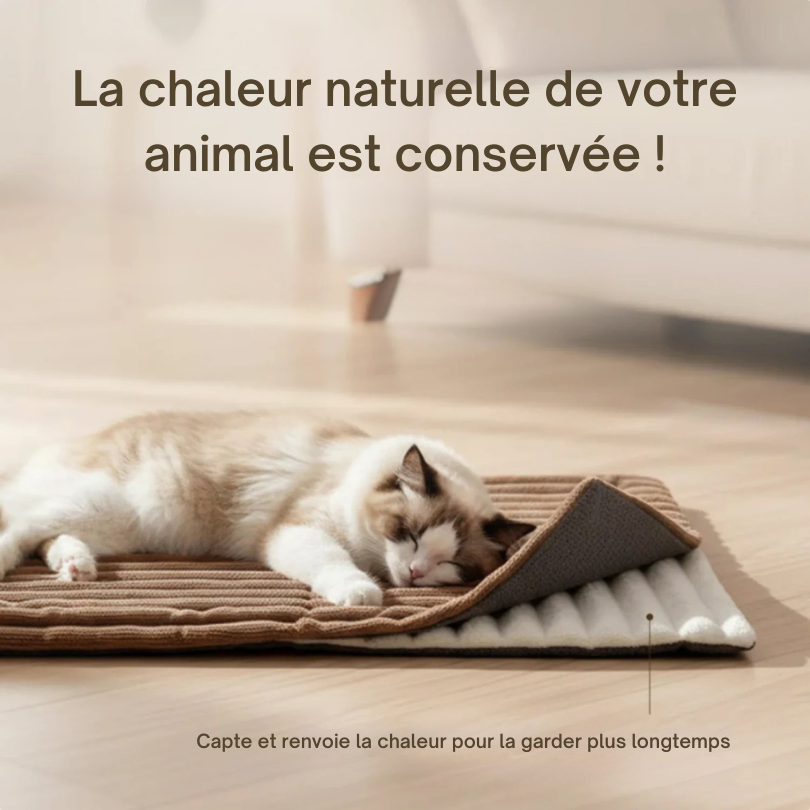 Tapis auto-chauffant ThermoConfort pour chien et chat