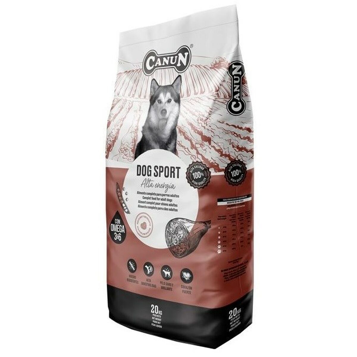 Nourriture Canun Dog Sport Adulte Veau 20 kg – la vie de nos animaux