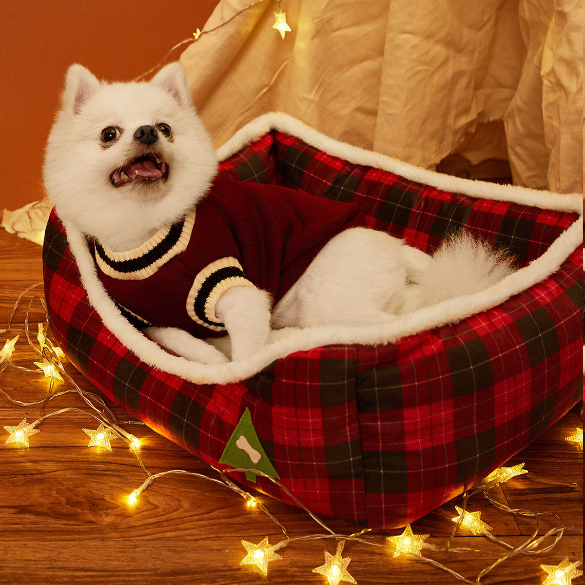 Coussin spécial Noël - la vie de nos animaux