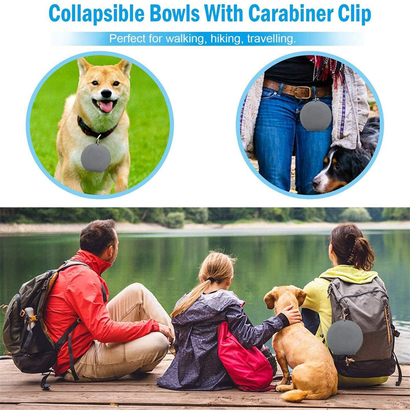 Gamelle double pliable - la vie de nos animaux