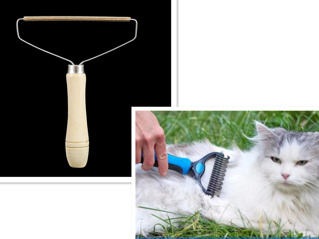 Brosse "Stop poils" ( 1 achetée = 1 offerte ) - la vie de nos animaux
