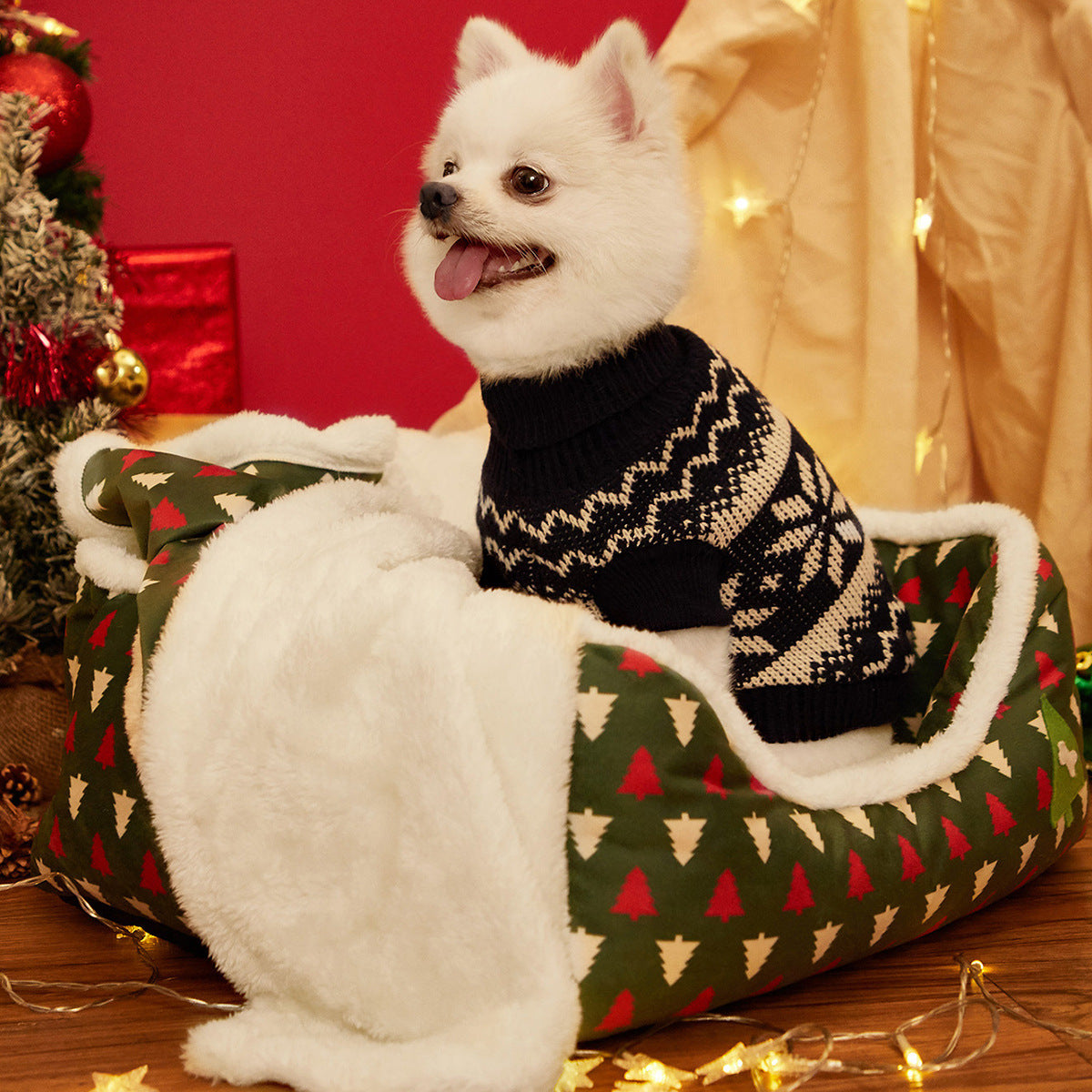 Coussin spécial Noël - la vie de nos animaux