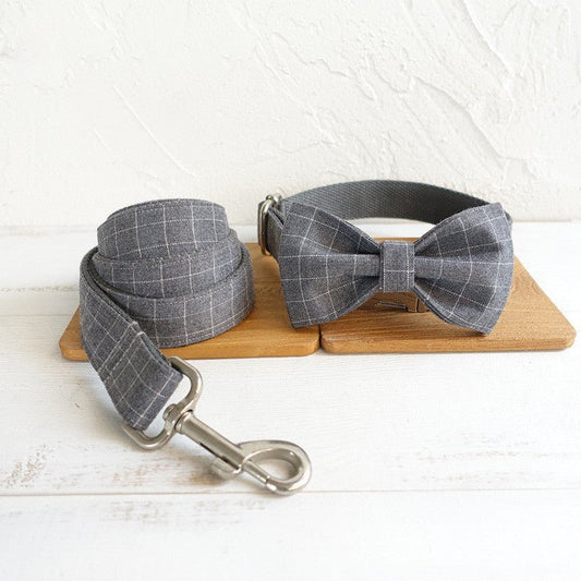 Laisse et collier " Grey " - la vie de nos animaux