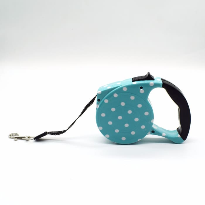 Laisse pour chien - Blue dots / 5m - Home & Garden Furniture / Pet Products / Dog Supplies