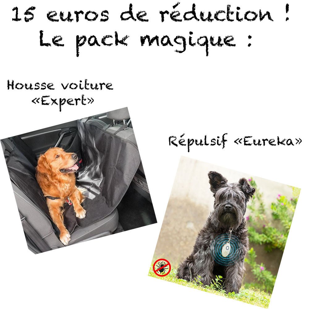 PACK Housse "EXPERT" + Répulsif "Eureka" - la vie de nos animaux