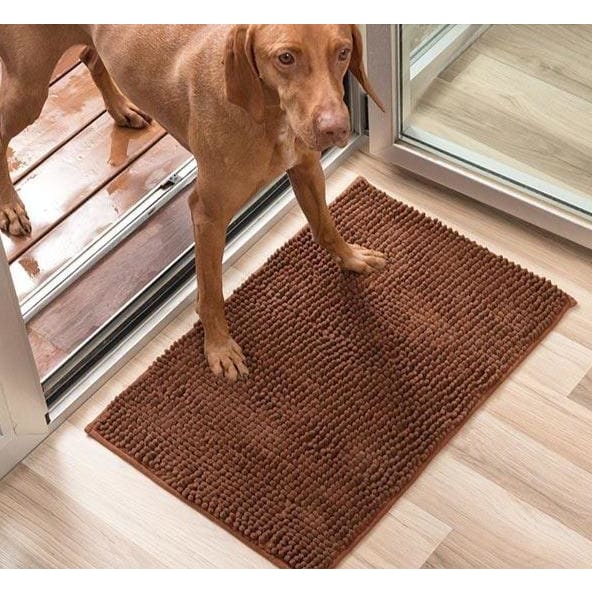tapis ultra absorbant pour garder la maison propre - nettoie les pattes du chien